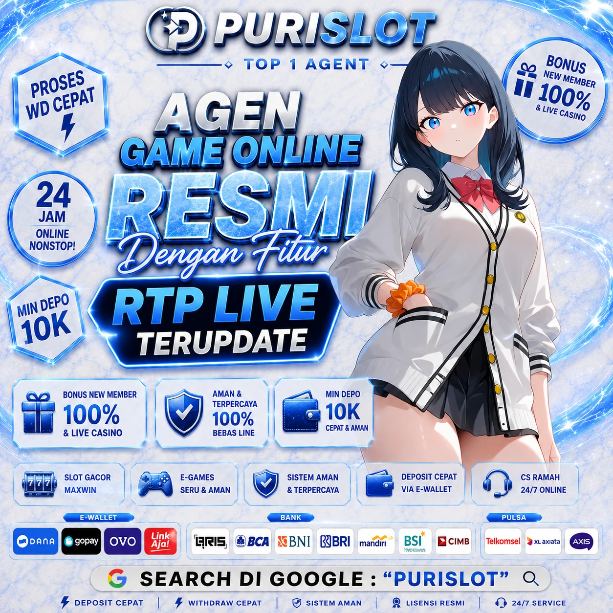 PURISLOT > Agen Game Online Resmi Dengan Fitur RTP Live Terupdate